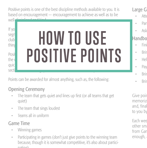 How to Use Positive Points Thumbnail